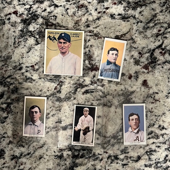 1910 Honus Wagner, Sherry “Maggie” Magee, and Eddie Plank. 1912 - Picture 1 of 11